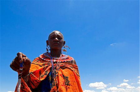 portraiture stern - Portrait of Masai at Magadi Lake Village, Kenya Stock Photo - Rights-Managed, Code: 700-03567758