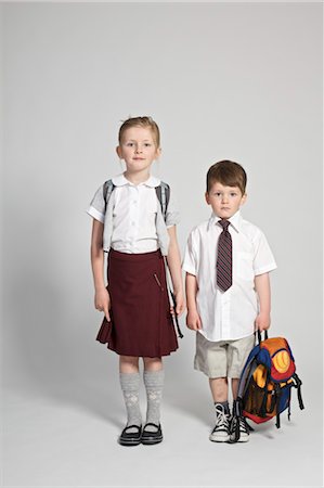 Portrait des enfants d'âge scolaire Photographie de stock - Rights-Managed, Code: 700-03567941