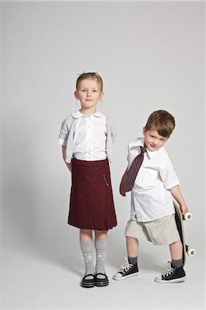 Portrait des enfants d'âge scolaire Photographie de stock - Rights-Managed, Code: 700-03567942