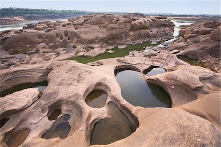 Ansicht des SamPanBok, Provinz Ubon Ratchathani, Thailand Stockbilder - Lizenzpflichtiges, Bildnummer: 700-03568097