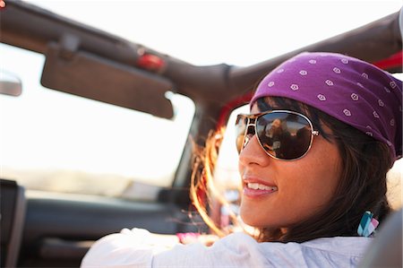 sunglasses and bandana - Woman, Baja California Sur, Mexico Stock Photo - Rights-Managed, Code: 700-03586566