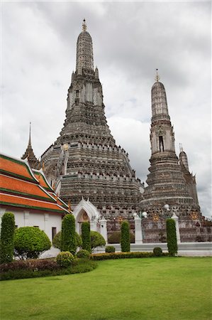 simsearch:700-03586733,k - Wat Arun, Thon Buri, Bangkok, Thailand Foto de stock - Con derechos protegidos, Código: 700-03586807