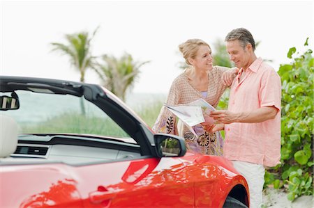 people lost on a map - Couple Looking at Map Stock Photo - Rights-Managed, Code: 700-03587082