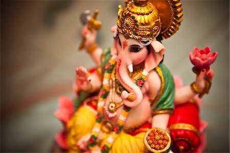 symbols of asia - Ganesh Idol at Traditional Hindu Wedding Ceremony Stock Photo - Rights-Managed, Code: 700-03587181