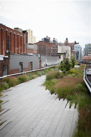elevated - High Line, New York City, New York, USA Stock Photo - Rights-Managed, Code: 700-03596232
