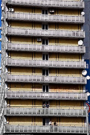 Balcons, Moscou, District fédéral Central, Russie Photographie de stock - Rights-Managed, Code: 700-03601378