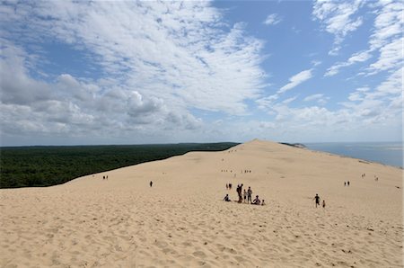 Düne von Pilat, Arcachon, Aquitaine, Frankreich Stockbilder - Lizenzpflichtiges, Bildnummer: 700-03615805