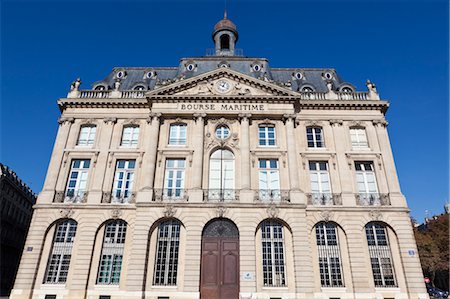 Bourse Maritime Historic Monument, Bordeaux, Gironde, Aquitaine, France Foto de stock - Con derechos protegidos, Código: 700-03615833