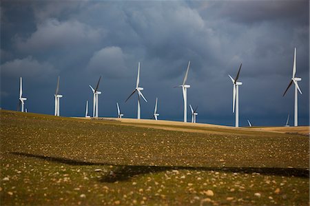 Wind Farm, Albacete, Castilla-La Mancha, Spain Foto de stock - Con derechos protegidos, Código: 700-03615968