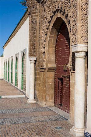 Mausoleum of Moulay Ismail, Meknes, Morocco Foto de stock - Con derechos protegidos, Código: 700-03612935