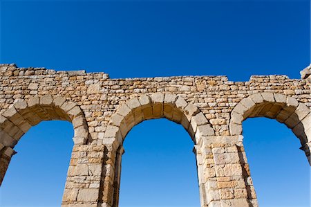 Détail des ruines de basilique romaine, Volubilis, près de Menkes, Maroc Photographie de stock - Rights-Managed, Code: 700-03612948