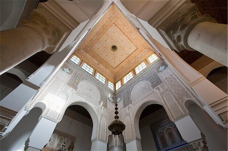 Intérieur du mausolée de Moulay Ismail, Meknes, Maroc Photographie de stock - Rights-Managed, Code: 700-03612943