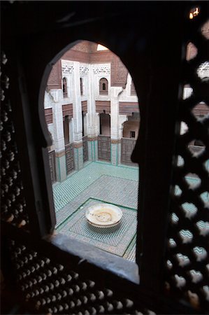 frames and borders - Al Jadida Madrasah, Meknes, Morocco Stock Photo - Rights-Managed, Code: 700-03612959