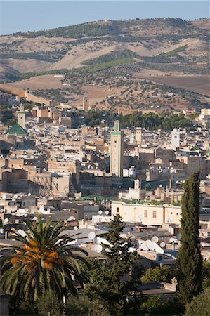 fes-boulemane - Vue d'ensemble de Fès, Maroc Photographie de stock - Rights-Managed, Code: 700-03612969