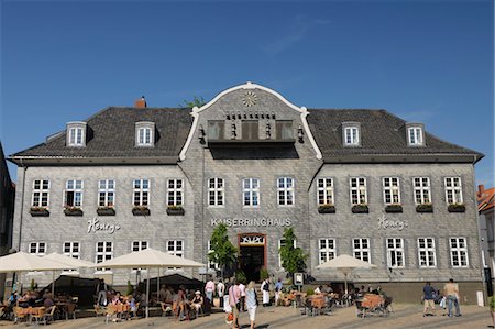 european plaza - Kaiserringhaus, Market Square, Goslar, Goslar District, Harz, Lower Saxony, Germany Stock Photo - Rights-Managed, Code: 700-03621125