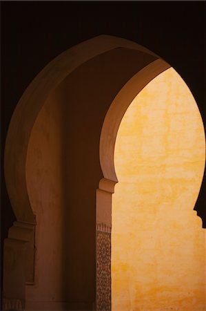 Moulay Ismail Mausoleum, Meknes, Morocco Foto de stock - Con derechos protegidos, Código: 700-03621198