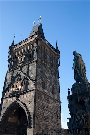 prague bridge - Charles Bridge, Prague, Bohemia, Czech Republic Stock Photo - Rights-Managed, Code: 700-03621207