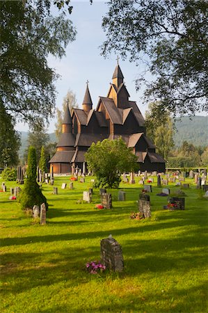 simsearch:700-07784673,k - Heddal Stabkirche, Heddal, Norwegen Stockbilder - Lizenzpflichtiges, Bildnummer: 700-03622791