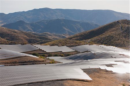 Solaranlage, Lucainena de Las Torres, Provinz Almeria, Andalusien, Spanien Stockbilder - Lizenzpflichtiges, Bildnummer: 700-03622875