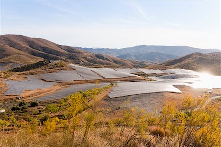 solar - Solar Plant, Lucainena de las Torres, Almeria Province, Andalucia, Spain Stock Photo - Rights-Managed, Code: 700-03622877