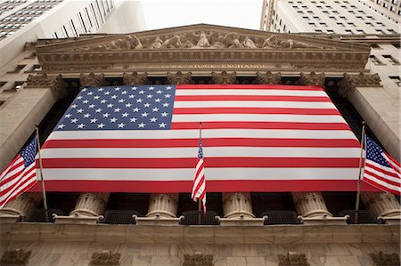 financial trading - New York Stock Exchange, Wall Street, Manhattan, New York City, New York, USA Stock Photo - Rights-Managed, Code: 700-03622913