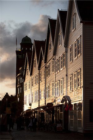 Bryggen, Bergen, Hordaland, Western Norway, Norway Stock Photo - Rights-Managed, Code: 700-03638609