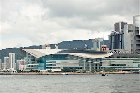 exhibition centre - Hong Kong Convention and Exhibition Centre, Wan Chai, Hong Kong Island, Hong Kong, China Foto de stock - Direito Controlado, Número: 700-03638893