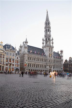 Hotel de Ville, Grand Place, Brussels, Belgium Foto de stock - Con derechos protegidos, Código: 700-03638915