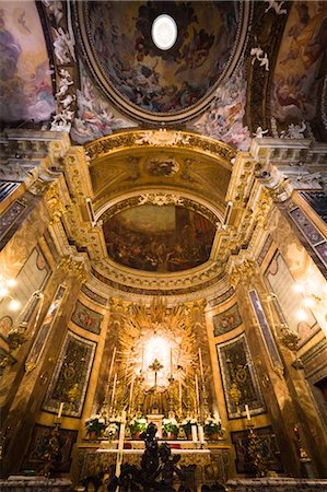 prunkvoll - Santa Maria della Vittoria, Rom, Italien Stockbilder - Lizenzpflichtiges, Bildnummer: 700-03639147