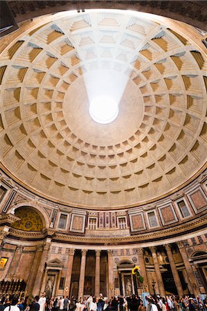 dome - The Pantheon, Rome, Italy Stock Photo - Rights-Managed, Code: 700-03639187