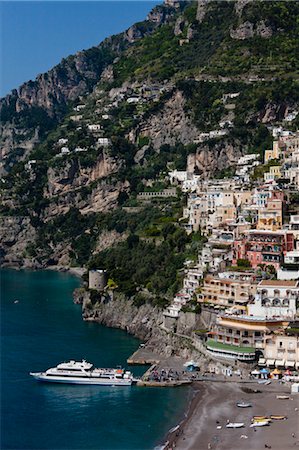positano - Positano, Amalfi Coast, Province de Salerno, Campanie, Italie Photographie de stock - Rights-Managed, Code: 700-03639248