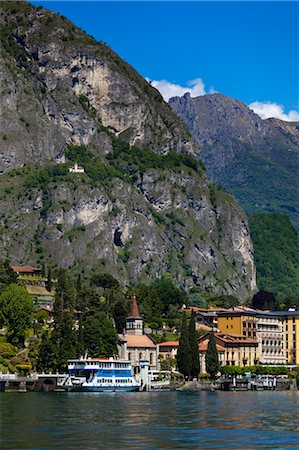 Cadenabbia sur le lac de Côme, Lombardie, Italie Photographie de stock - Rights-Managed, Code: 700-03644355