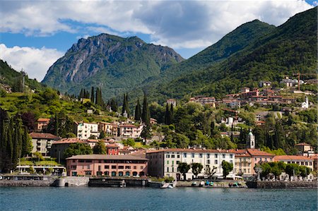 european hillside town - Bellano, Lake Como, Lombardy, Italy Stock Photo - Rights-Managed, Code: 700-03644387