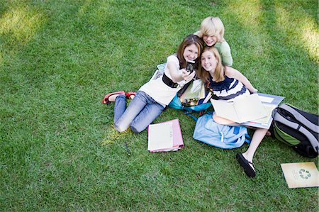 Group of Friends Sitting on Grass Stock Photo - Rights-Managed, Code: 700-03644530