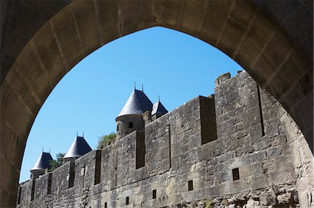 parapet - Carcassonne, Aude, Languedoc Roussillon, France Stock Photo - Rights-Managed, Code: 700-03644742