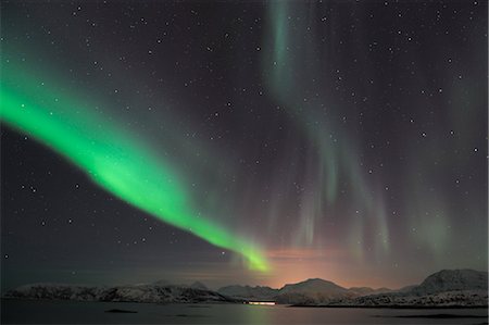 Nordlicht, Sommaroy, Tromso, Troms, Norwegen Stockbilder - Lizenzpflichtiges, Bildnummer: 700-03644770