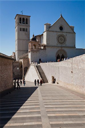 Basilica di San Francesco, Assisi, Umbria, Italy Foto de stock - Direito Controlado, Número: 700-03641179