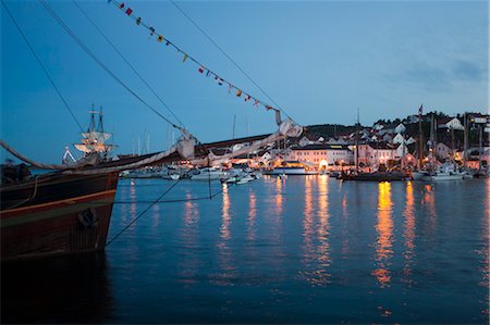 Boats in Harbour, Risor, Aust-Agder, Norway Stock Photo - Rights-Managed, Code: 700-03643131