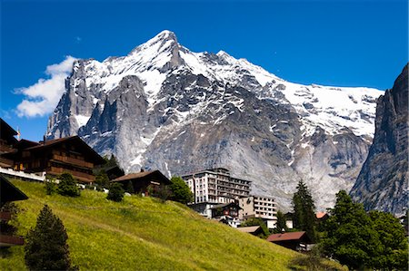 swiss mountain - Grindelwald, Jungfrau Region, Bernese Alps, Switzerland Stock Photo - Rights-Managed, Code: 700-03654536