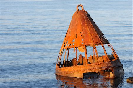 Rusting Buoy in Norwegian Sea, Tromso, Troms, Norway Stock Photo - Rights-Managed, Code: 700-03665486