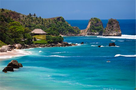 Beach at Nihiwatu Resort, Sumba, Lesser Sunda Islands, Indonesia Stock Photo - Rights-Managed, Code: 700-03665761
