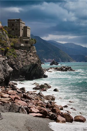 riviera - Monterosso al Mare, Cinque Terre, Province of La Spezia, Ligurian Coast, Italy Stock Photo - Rights-Managed, Code: 700-03660052