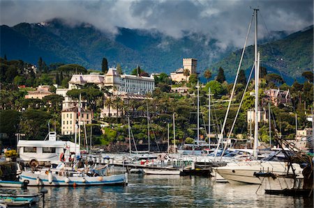 riviera town - Santa Margherita Ligure, Genoa Province, Ligurian Coast, Italy Stock Photo - Rights-Managed, Code: 700-03660078