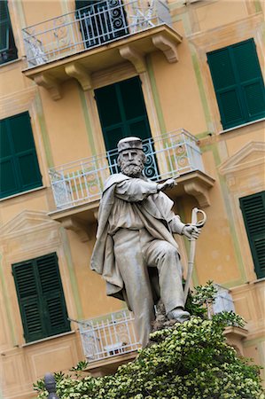 riviera town - Statue, Santa Margherita Ligure, Genoa Province, Ligurian Coast, Italy Stock Photo - Rights-Managed, Code: 700-03660081