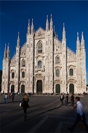 duomo - Milan Cathedral, Milan, Province of Milan, Lombardy, Italy Stock Photo - Rights-Managed, Code: 700-03660124