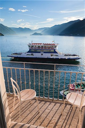 pendlerboot - Bellagio, Comer See, Provinz Como, Lombardei, Italien Stockbilder - Lizenzpflichtiges, Bildnummer: 700-03660196