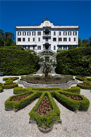 Villa Carlotta, Tremezzo, lac de Côme, la Province de Côme, Lombardie, Italie Photographie de stock - Rights-Managed, Code: 700-03660214