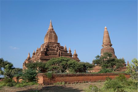 simsearch:700-03685795,k - Pagode in Bagan, Mandalay-Division, Myanmar Stockbilder - Lizenzpflichtiges, Bildnummer: 700-03685901