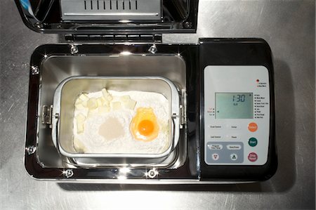 Ingredients Inside Bread Maker Stock Photo - Rights-Managed, Code: 700-03685993