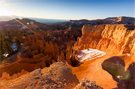 Sunrise over Bryce Canyon National Park, Utah, USA Stock Photo - Rights-Managed, Code: 700-03686030